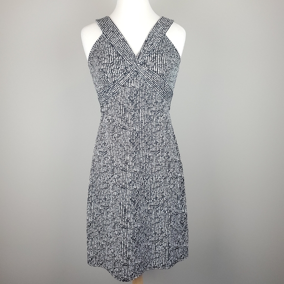 LOFT Dresses & Skirts - Loft Black & White Patterned Dress